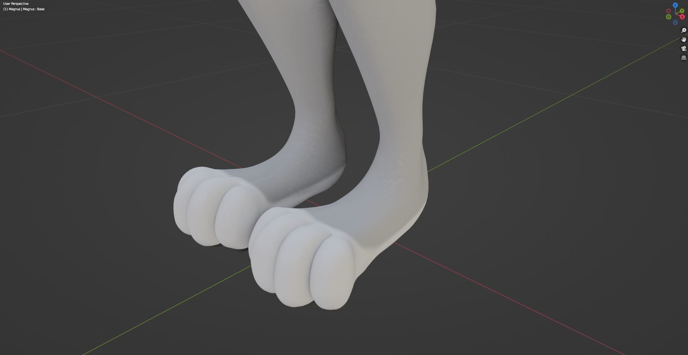 Magnus Anthro Wolf 3D model_68