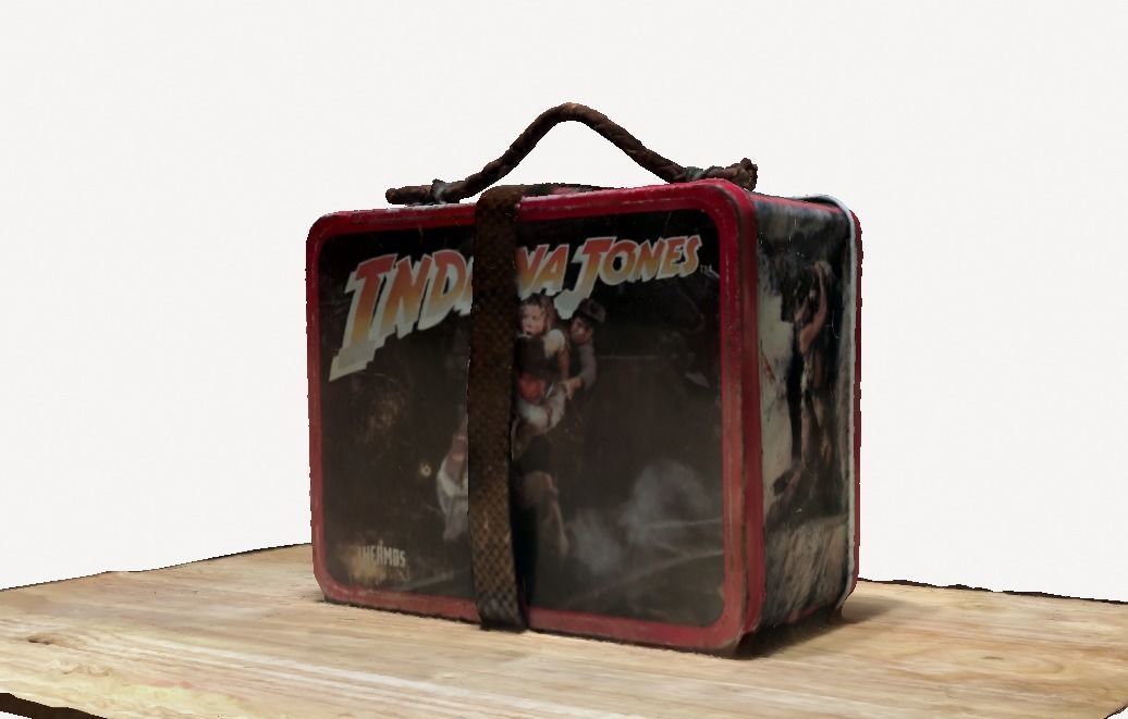 Indiana Jones and the Temple of doom Lunch Box Low-poly 3D model_2