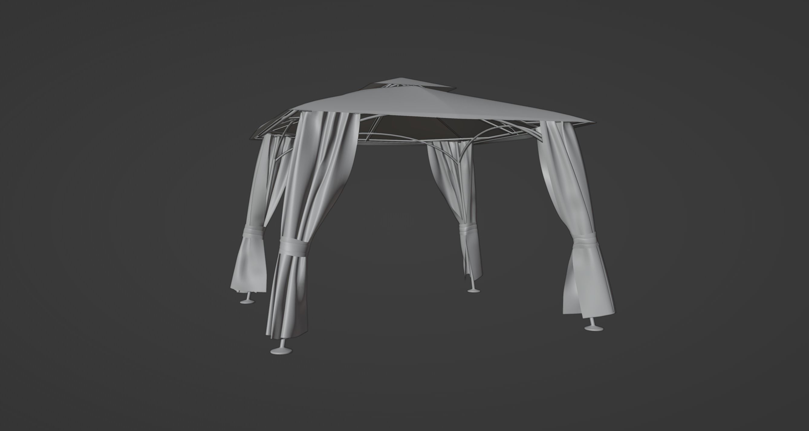 Gazebo tent SANKT HANS Jysk 3D model CGTrader