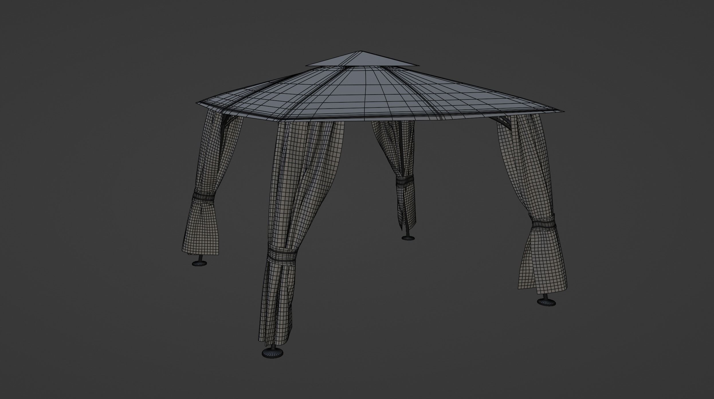Gazebo tent SANKT HANS Jysk 3D model CGTrader