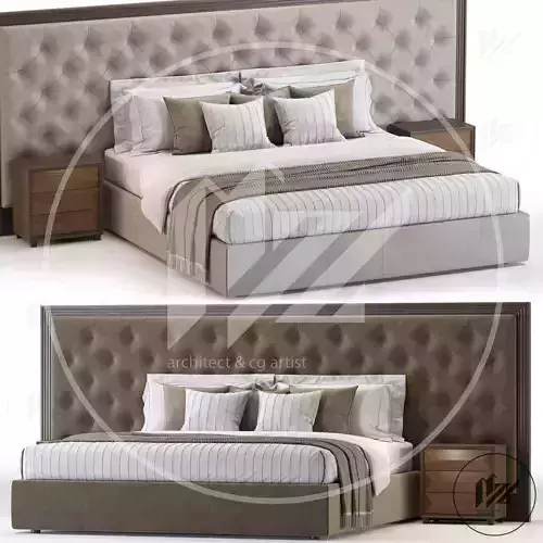  Porada Enya capitone Bed 