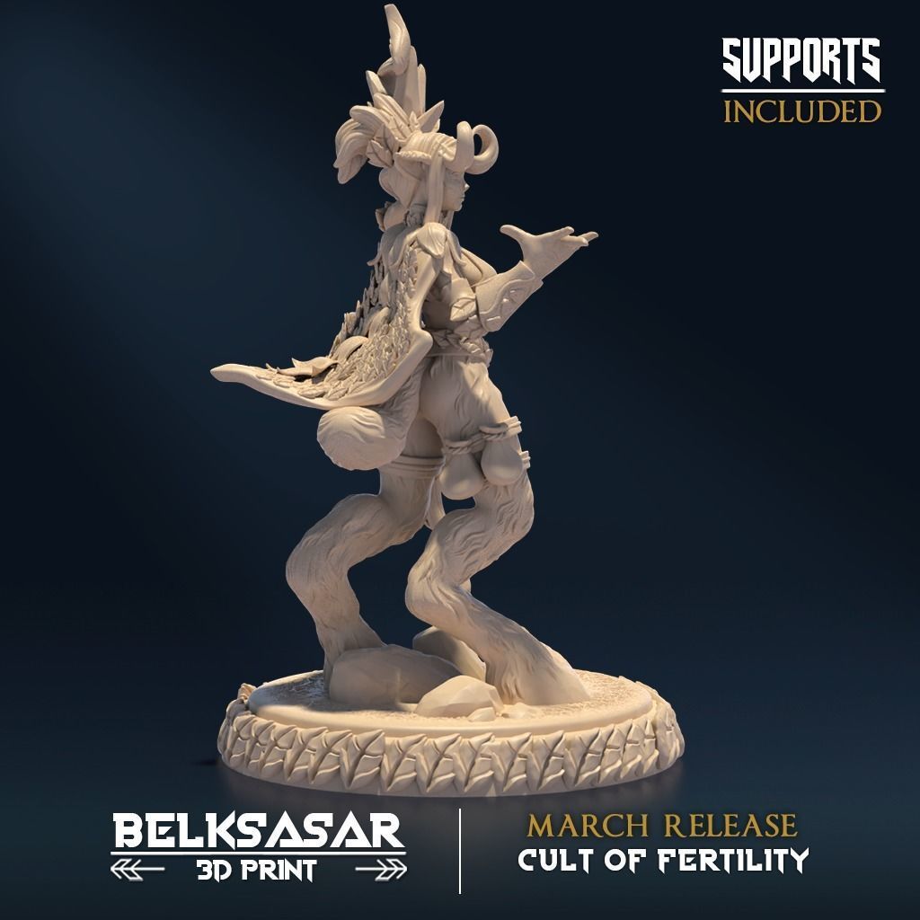 Matron Shaman B Topless and Normal 3D print model_6