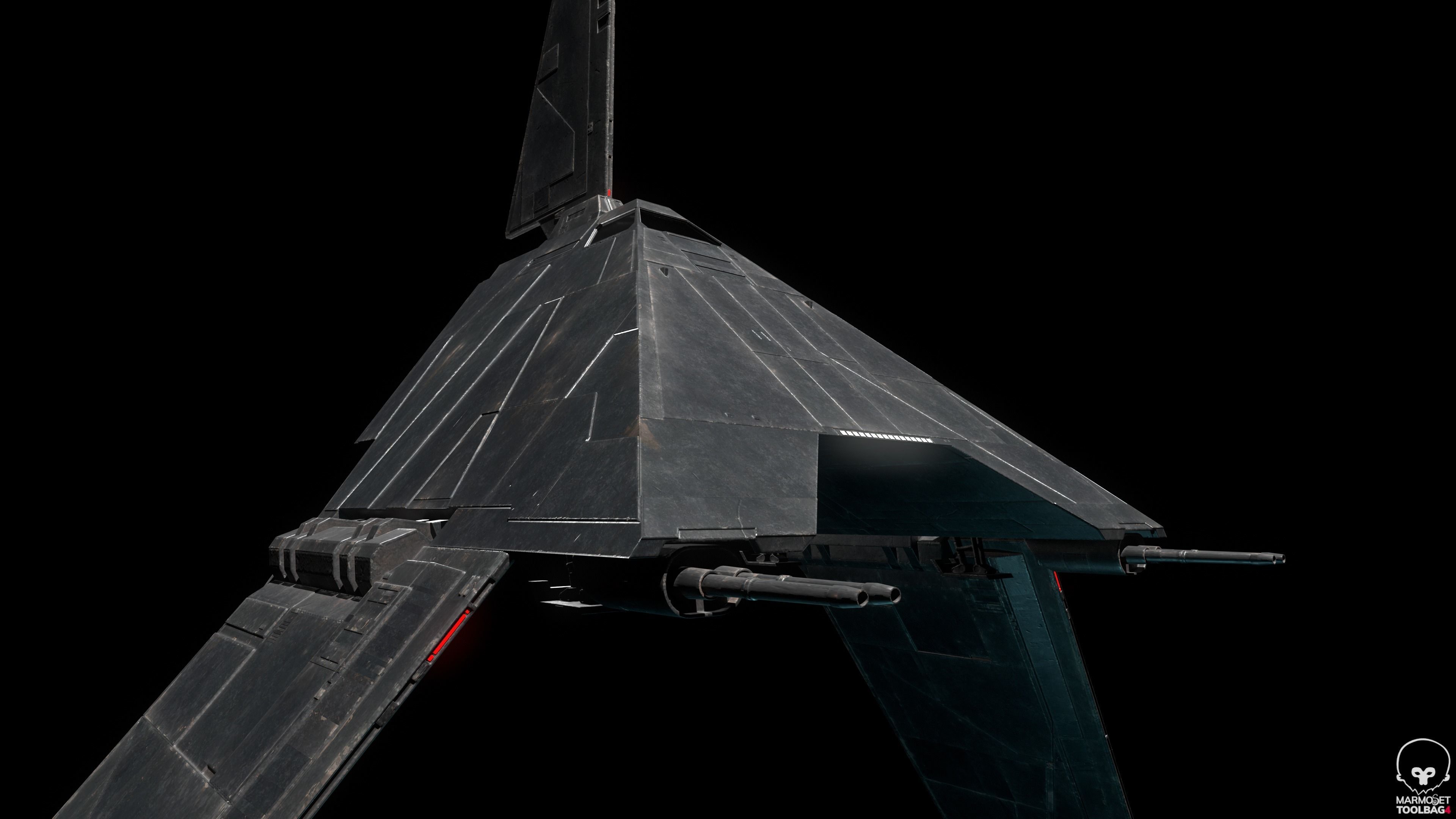 Star wars Shuttle - Krennic Rogue One 3D model_1