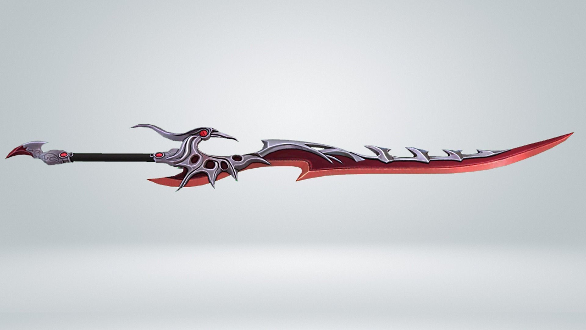 Futuristic Sword Low-poly 3D model_5