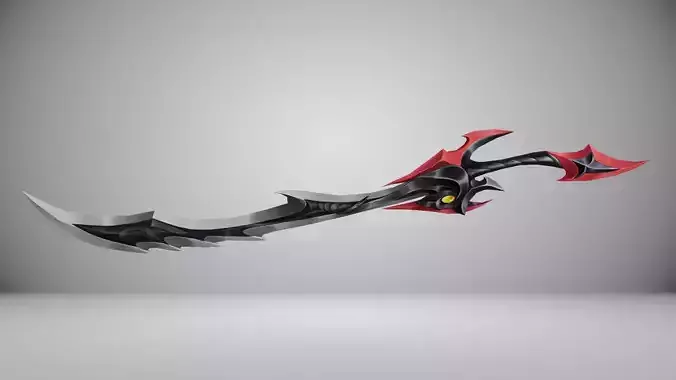 Futuristic Sword Low-poly 3D model Futuristic Sword Low-poly 3D model