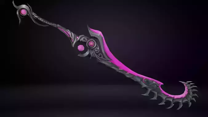 Futuristic Sword Low-poly 3D model Futuristic Sword Low-poly 3D model