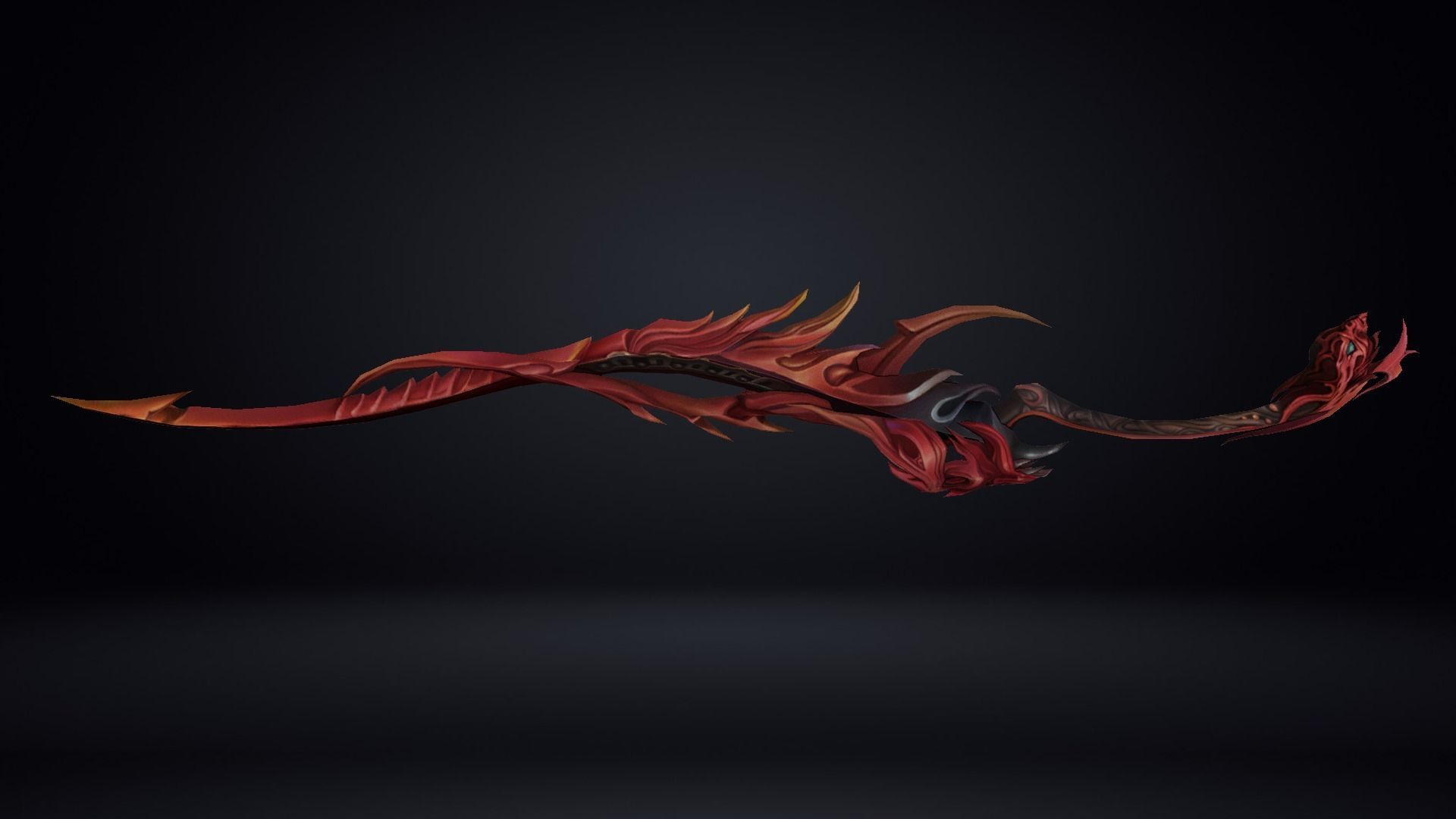 Futuristic Sword Low-poly 3D model_12