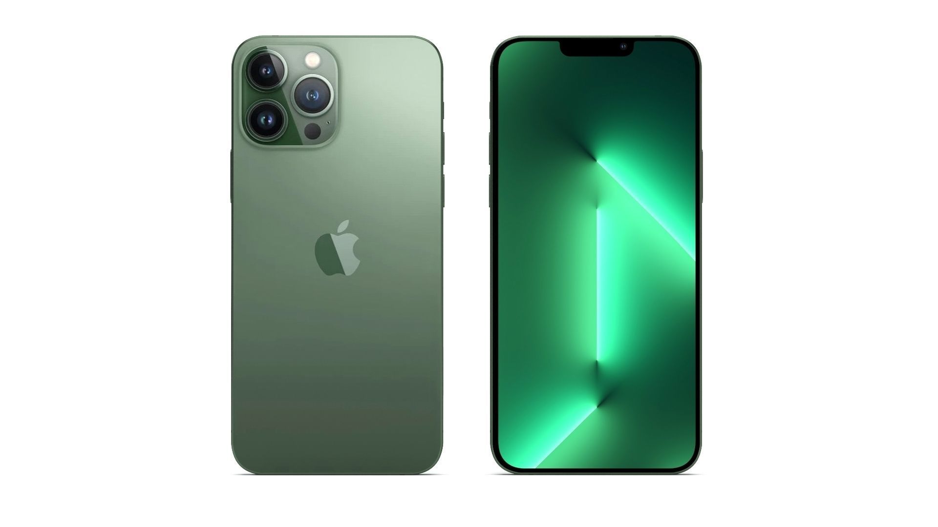 iPhone 13 Pro Max Alpine Green 3D model_2