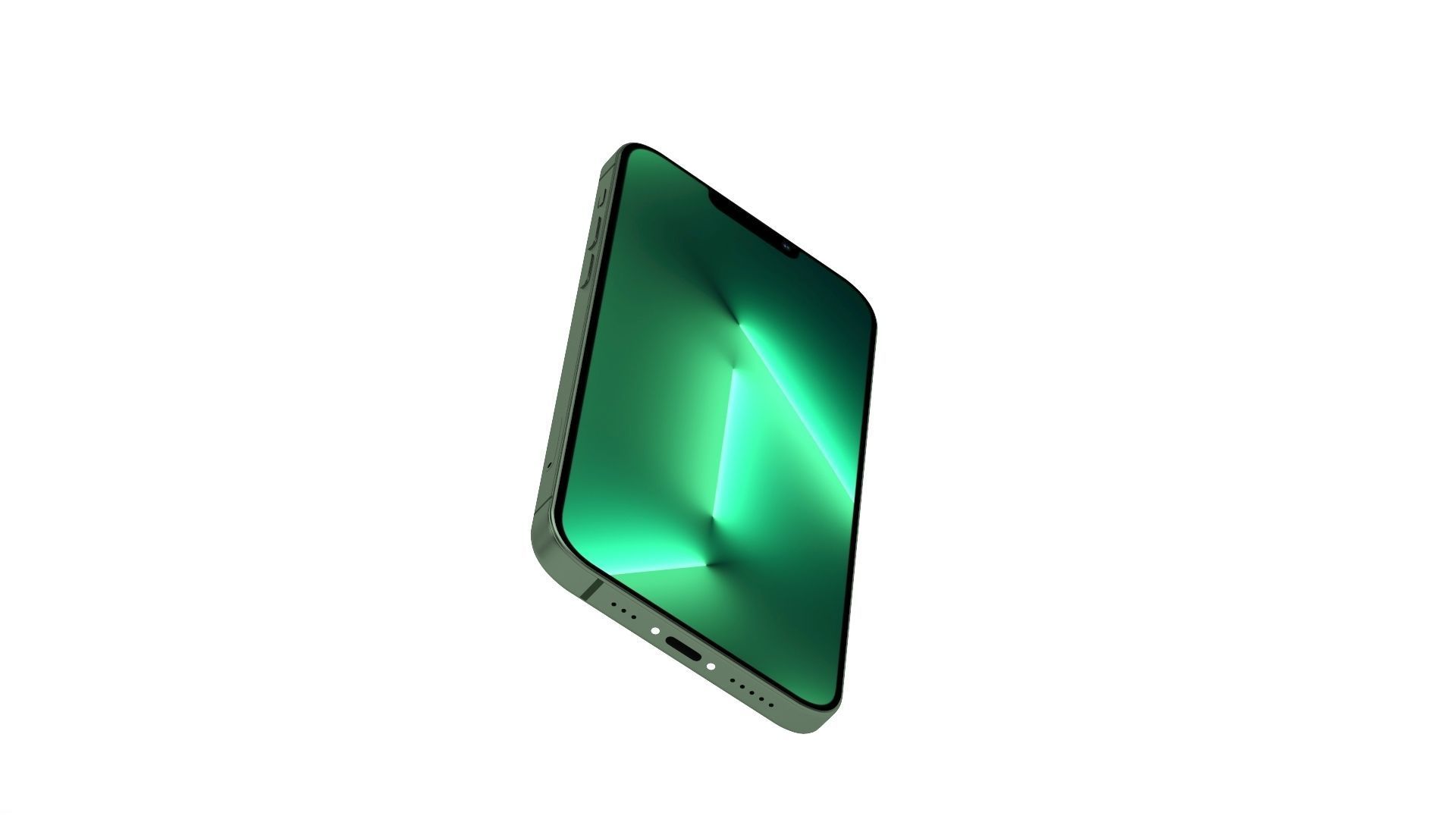 iPhone 13 Pro Max Alpine Green 3D model_8