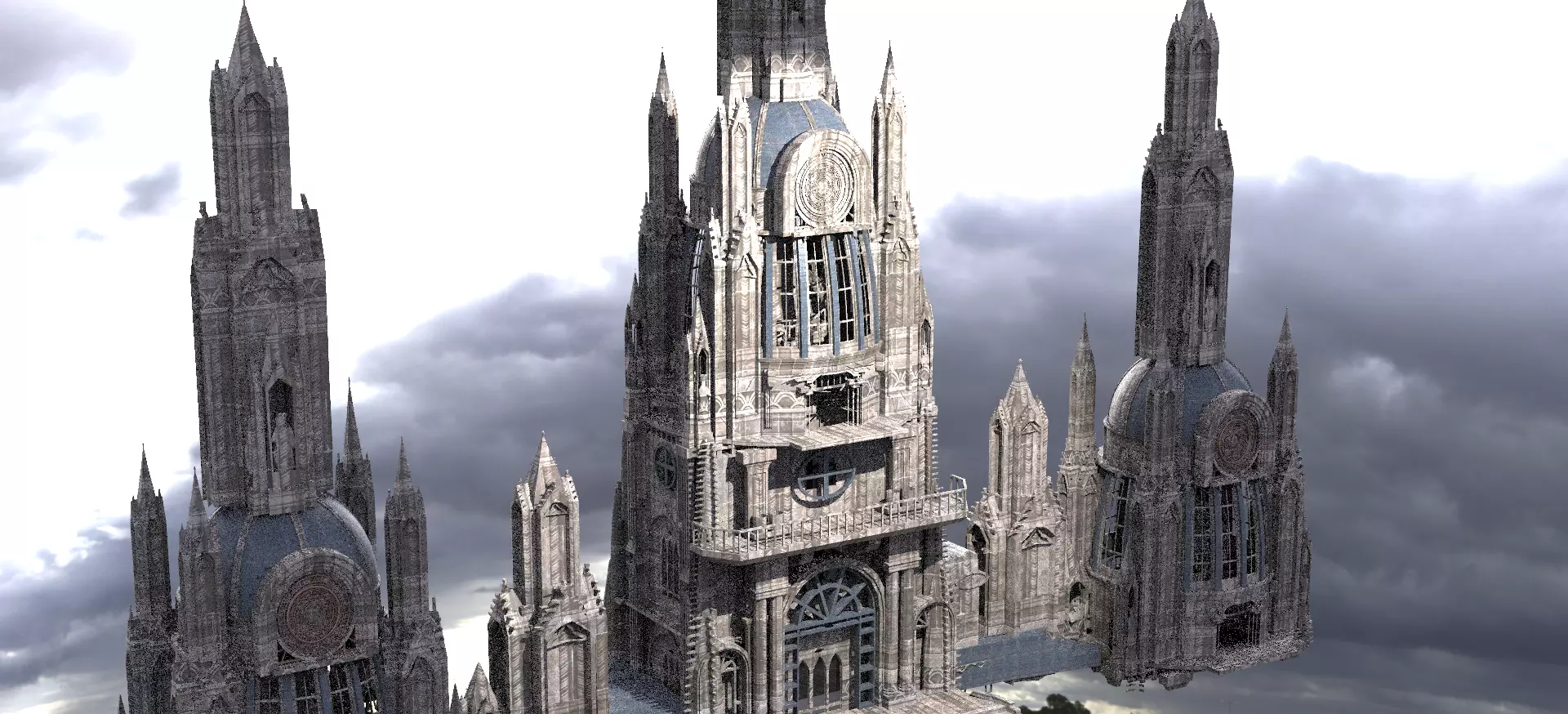 Imperial Desert Tower Halls 2 3D model