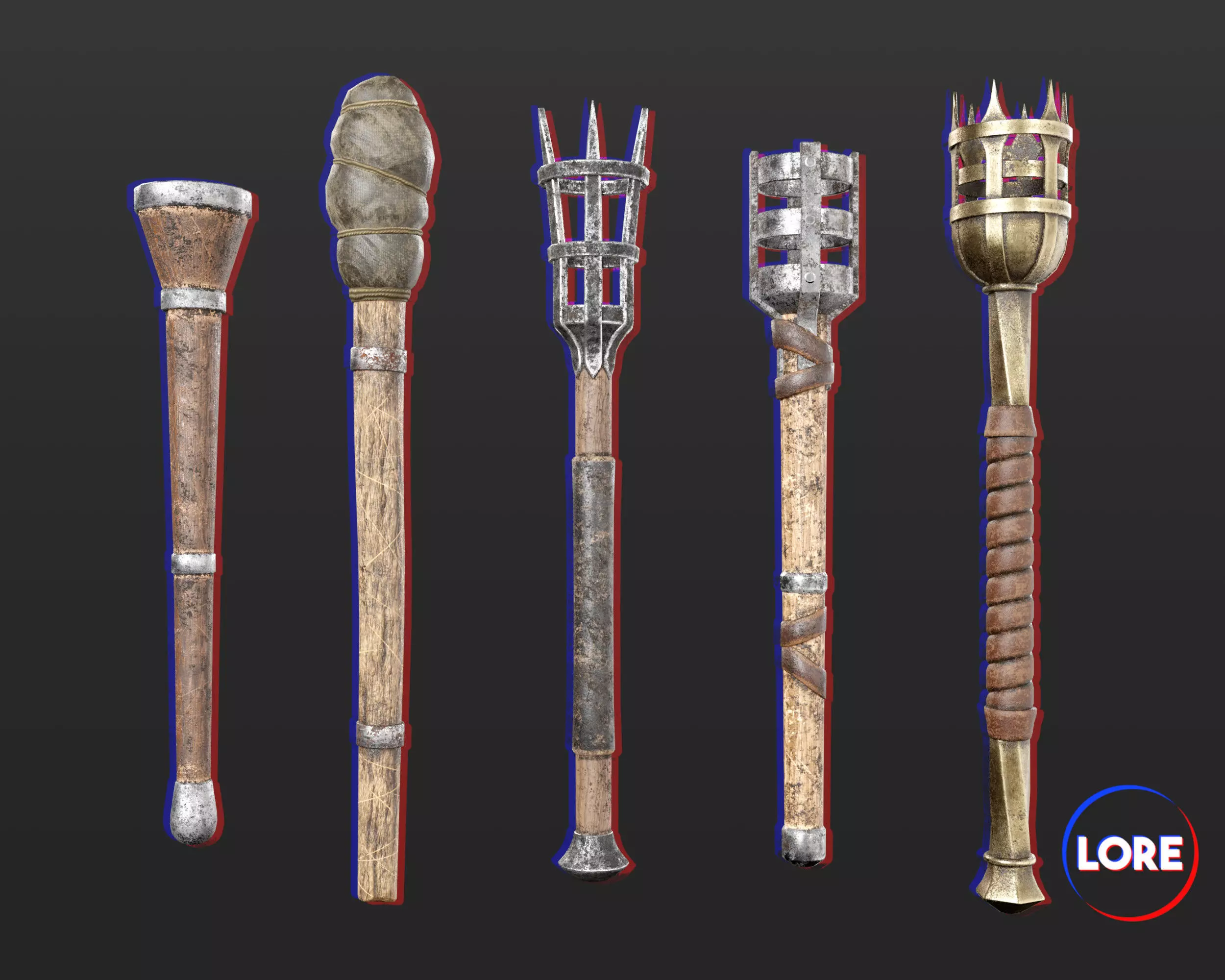 Medieval Collection Lighting Torches _0