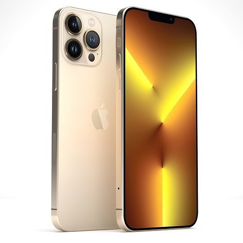 iPhone 13 Pro Max Gold 3D model