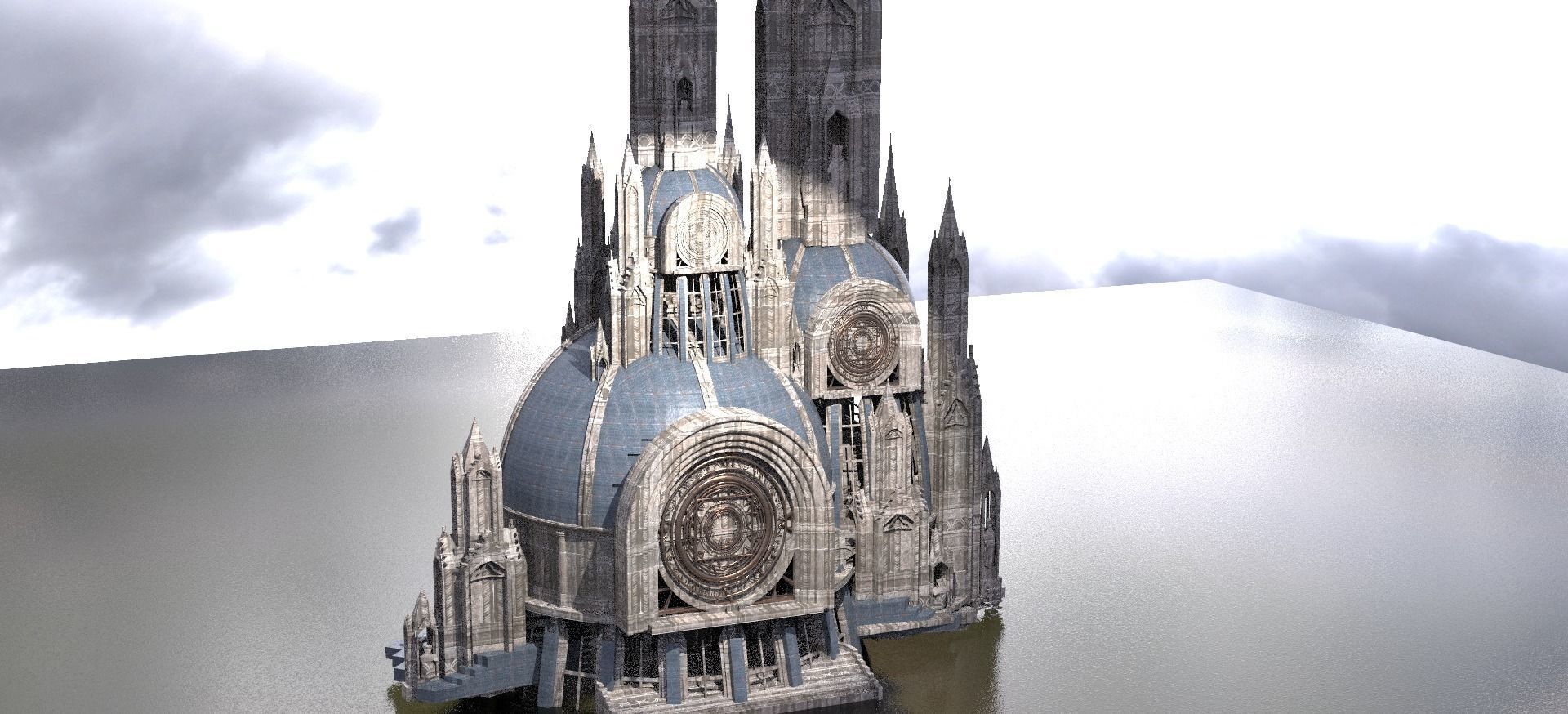 Imperial Desert Palace 1  3D model_1