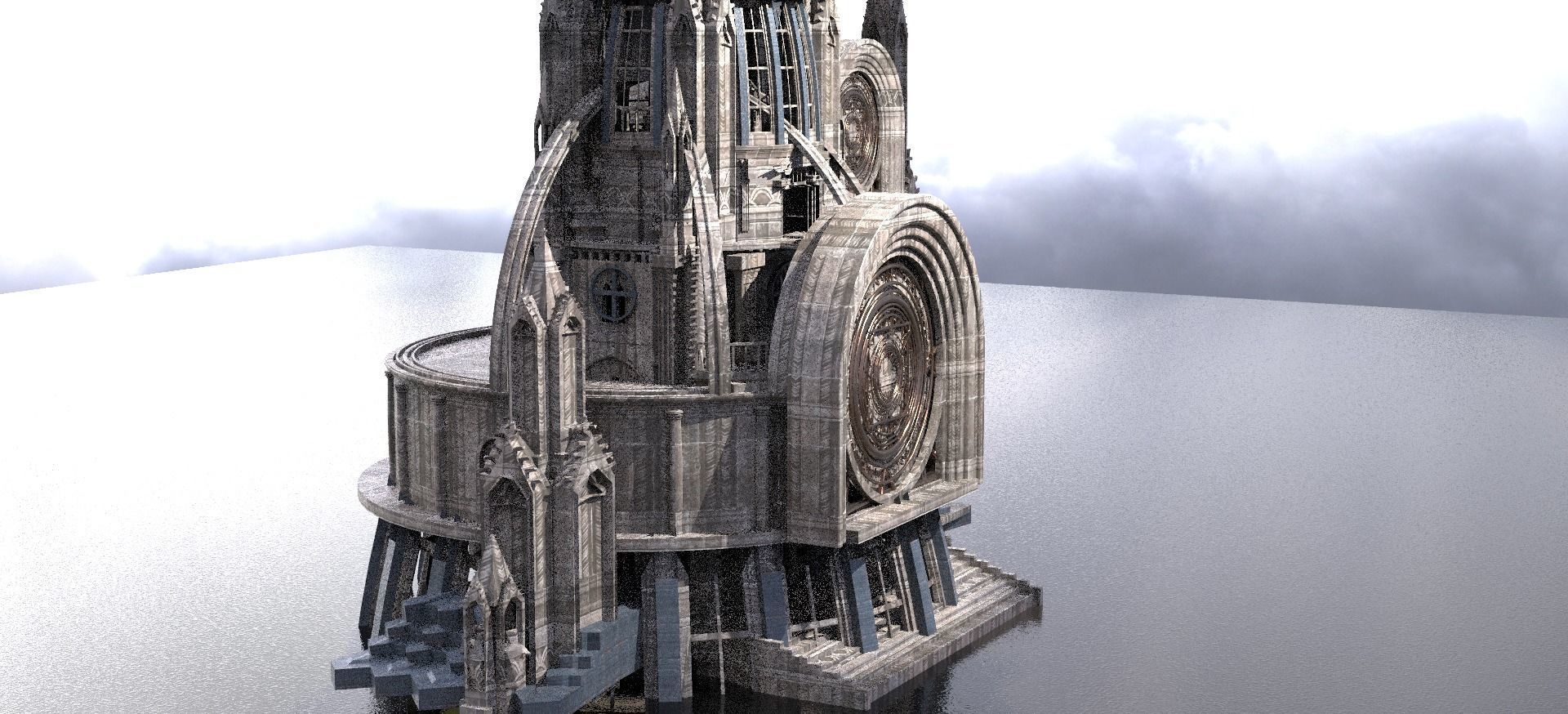 Imperial Cathedral Occult Tower  3D model_1