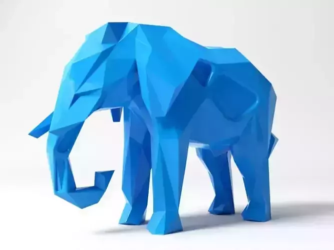 Polygon Elephant 
