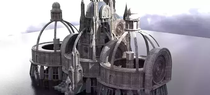Imperial Cathedral Occult Tower 2 3D model