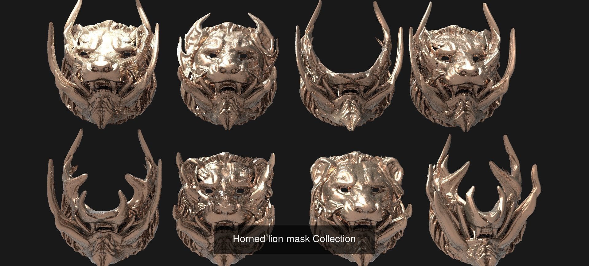 Japanese Folklore mask Collection  _13