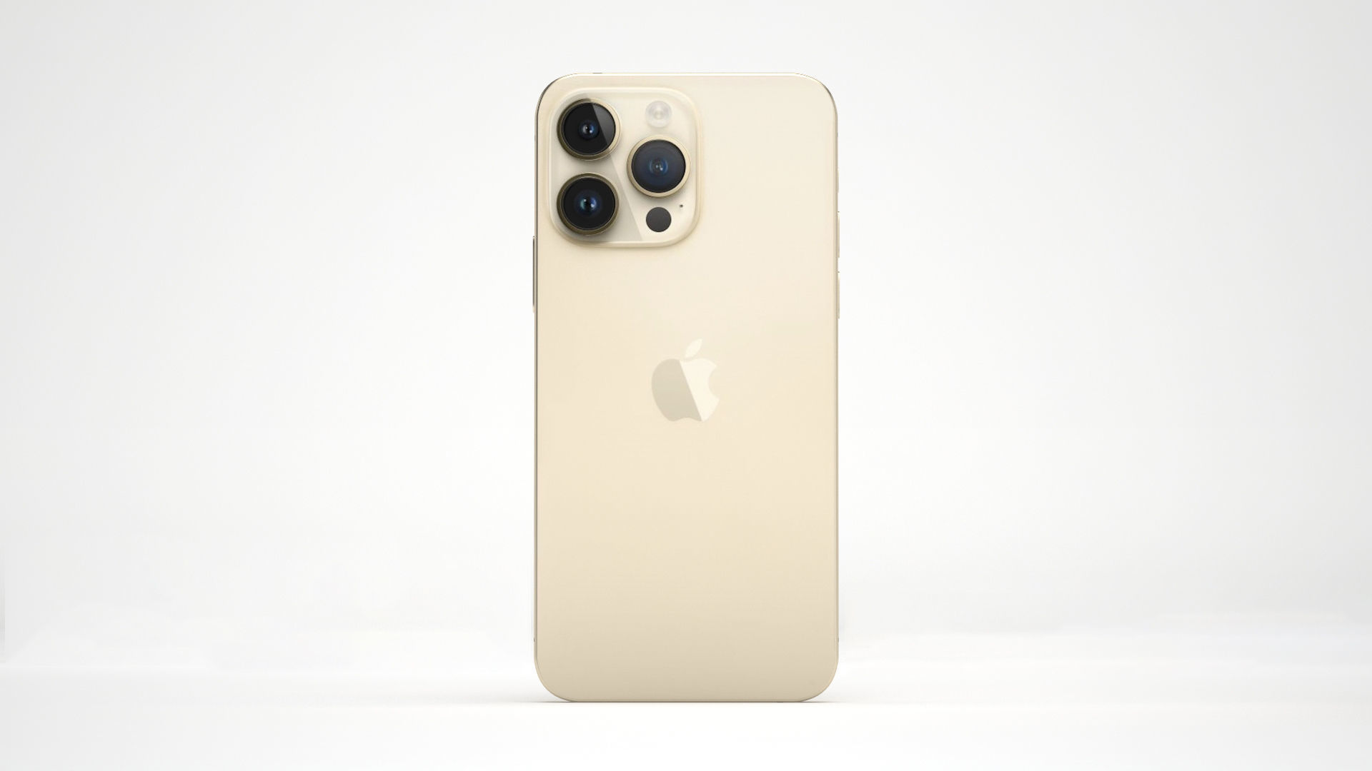 iPhone 14 Pro Max Gold 3D model_4