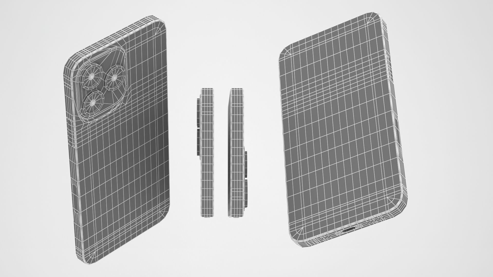 iPhone 14 Pro Max Gold 3D model_16