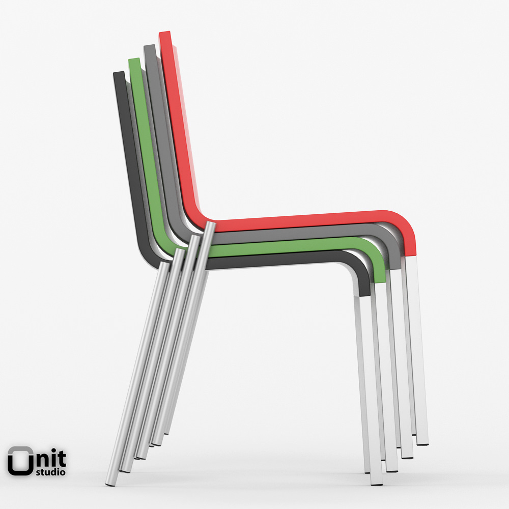 Chair Vitra free 3D Model .max .3ds .fbx .dwg