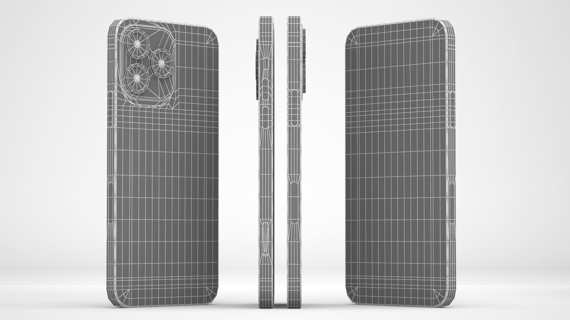 iPhone 14 Pro Max Silver 3D model_14