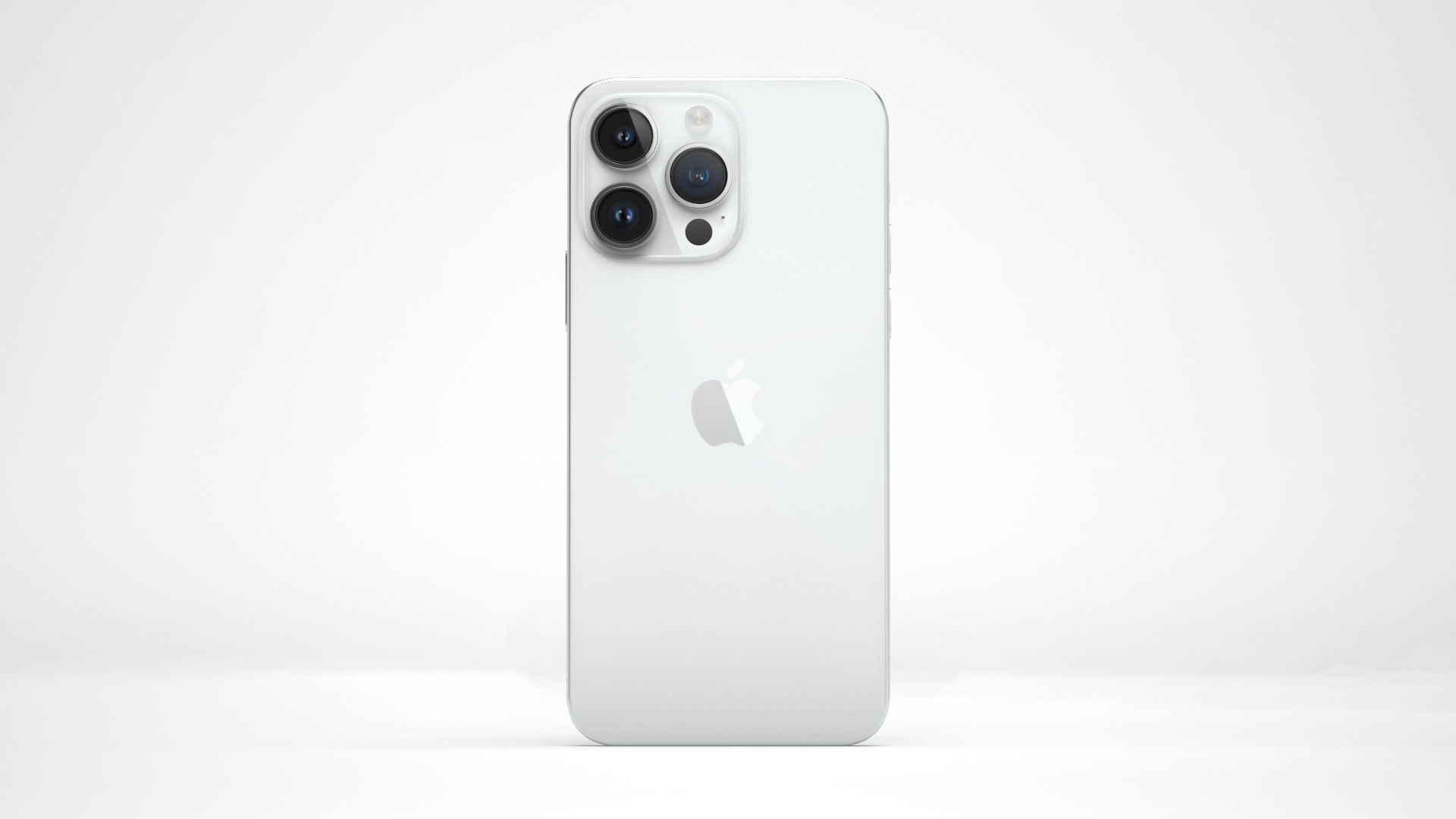 iPhone 14 Pro Max Silver 3D model_4