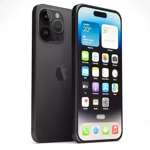iPhone 14 Pro Max Space Black 3D model