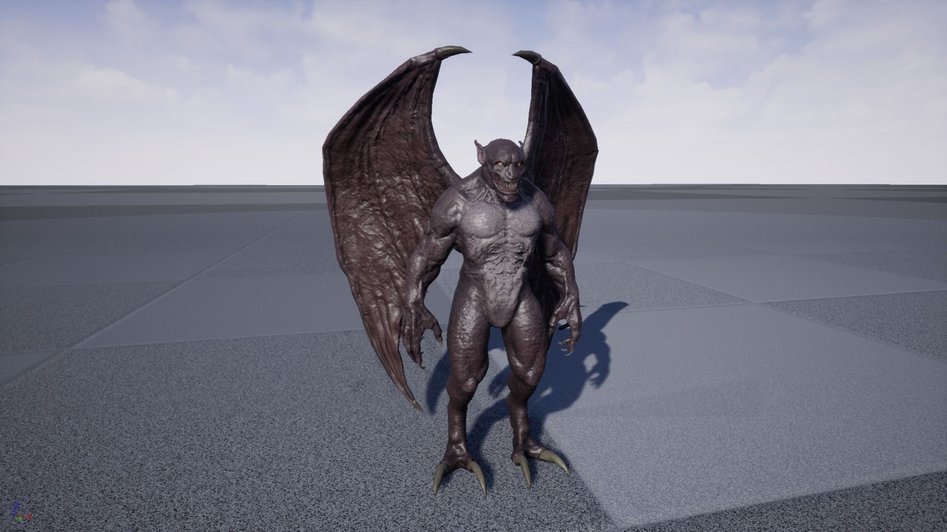 Gargoyle Low-poly 3D model_20