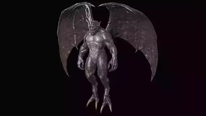 Gargoyle Low-poly 3D model