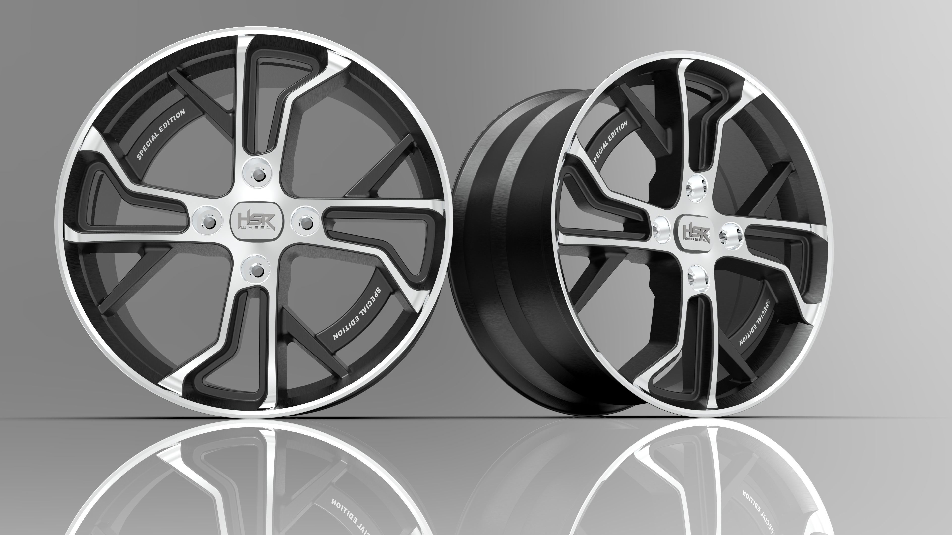 Mod Del Rim Rim 18in V8 3D model | CGTrader