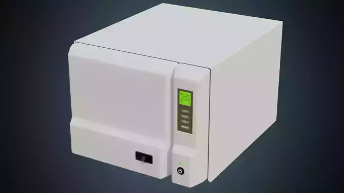Autoclave 1A Low-poly 3D model