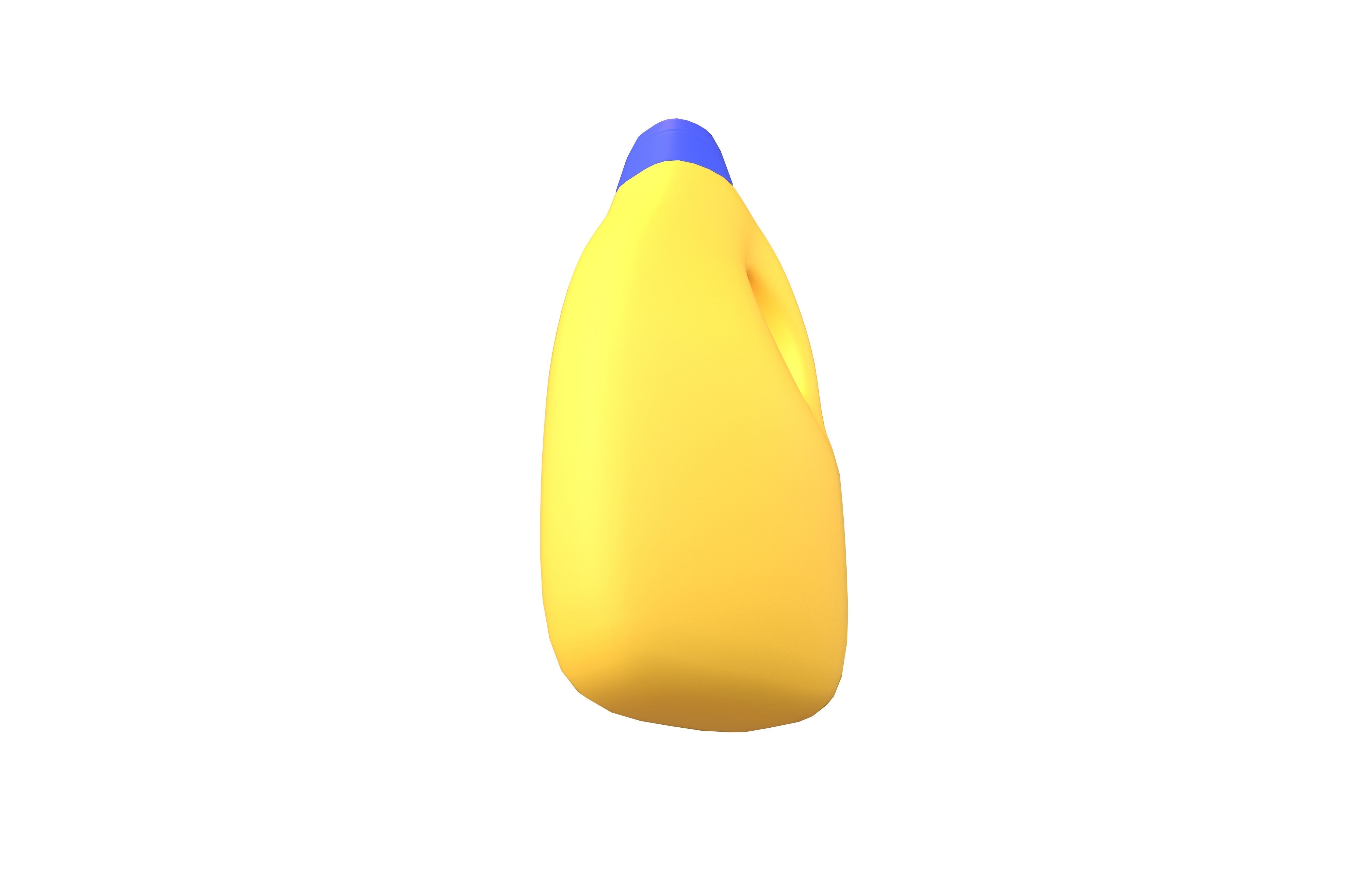 Detergent Bottle V1 004 Low-poly 3D model_3