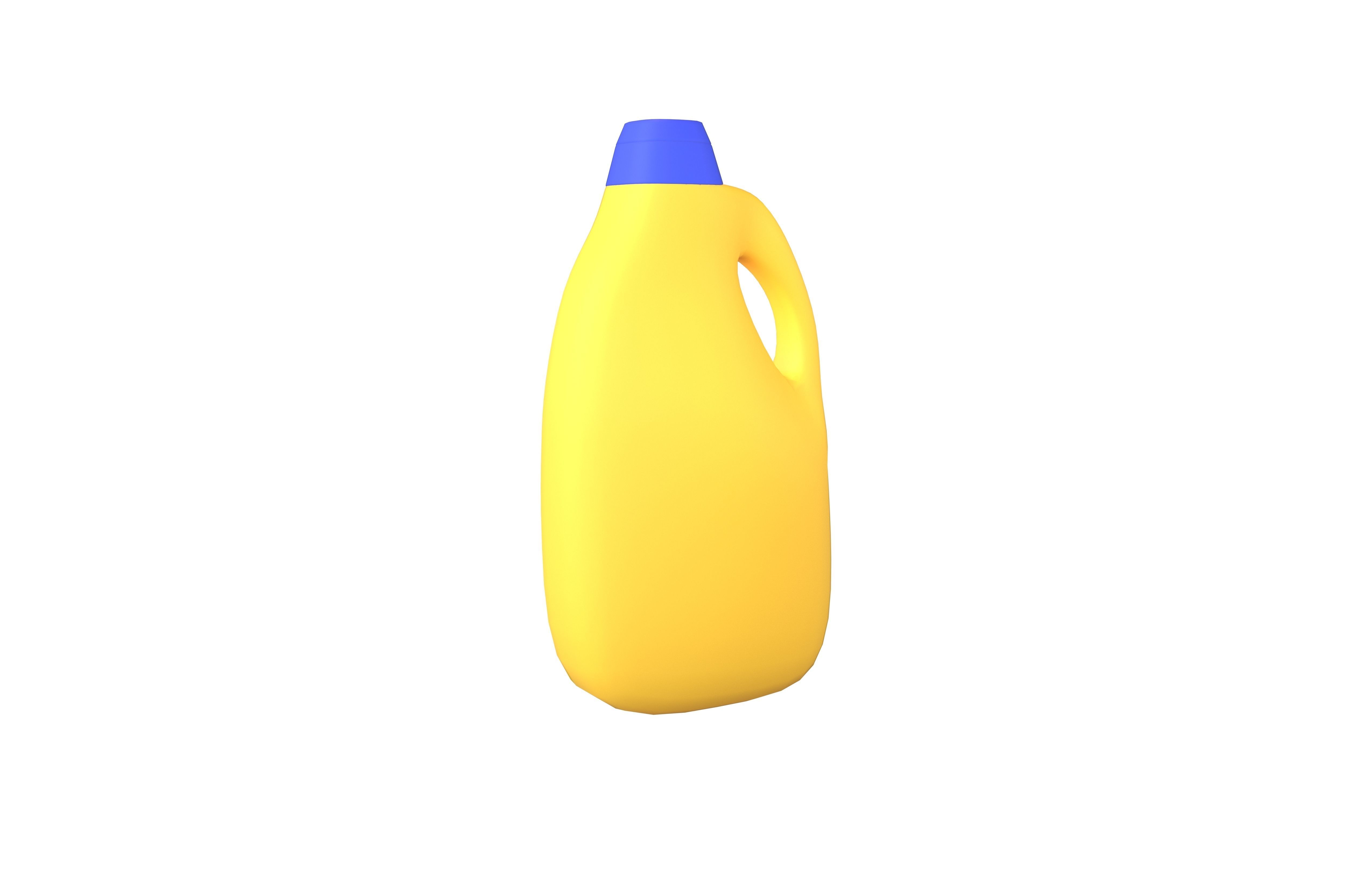 Detergent Bottle V1 004 Low-poly 3D model_1