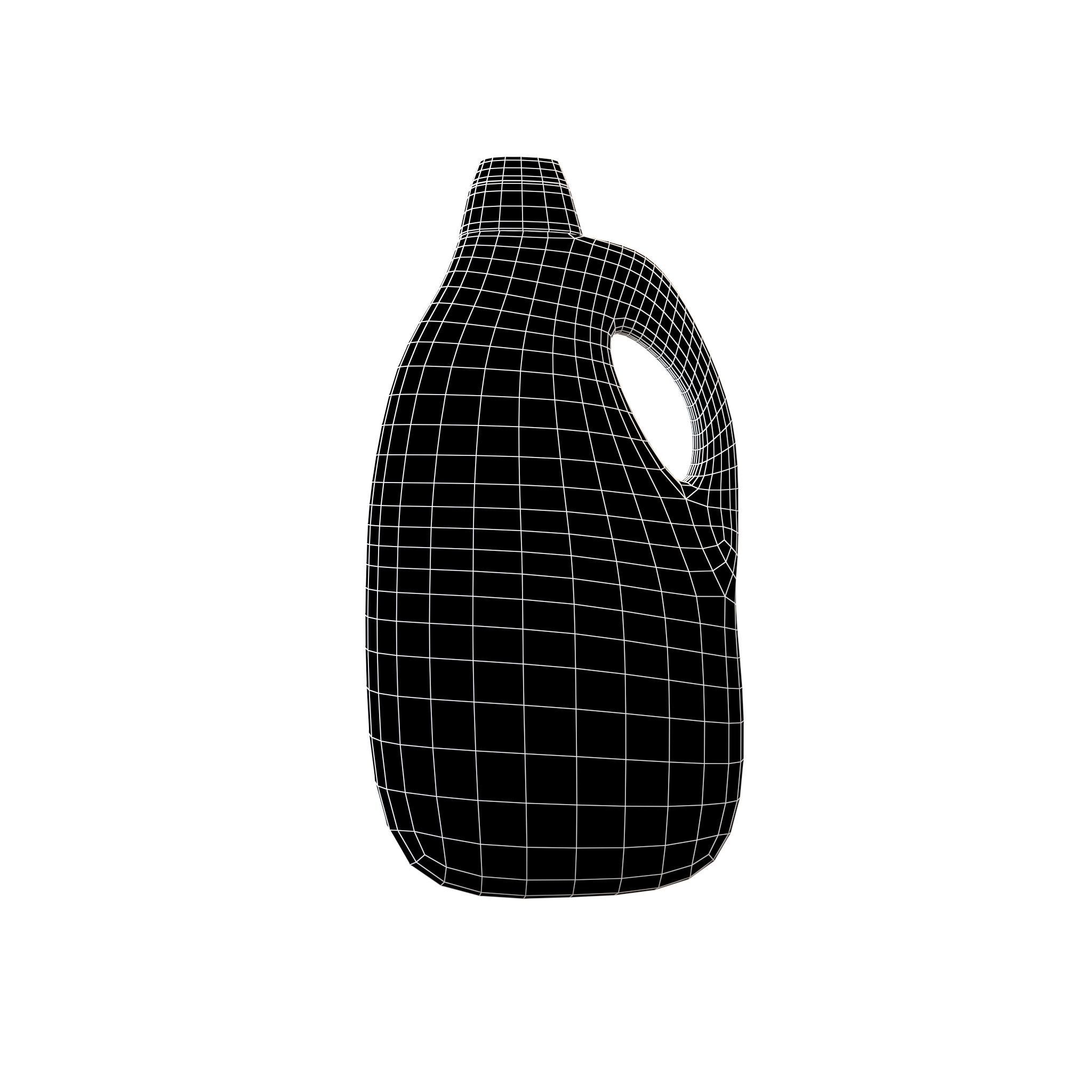 Detergent Bottle V1 004 Low-poly 3D model_4