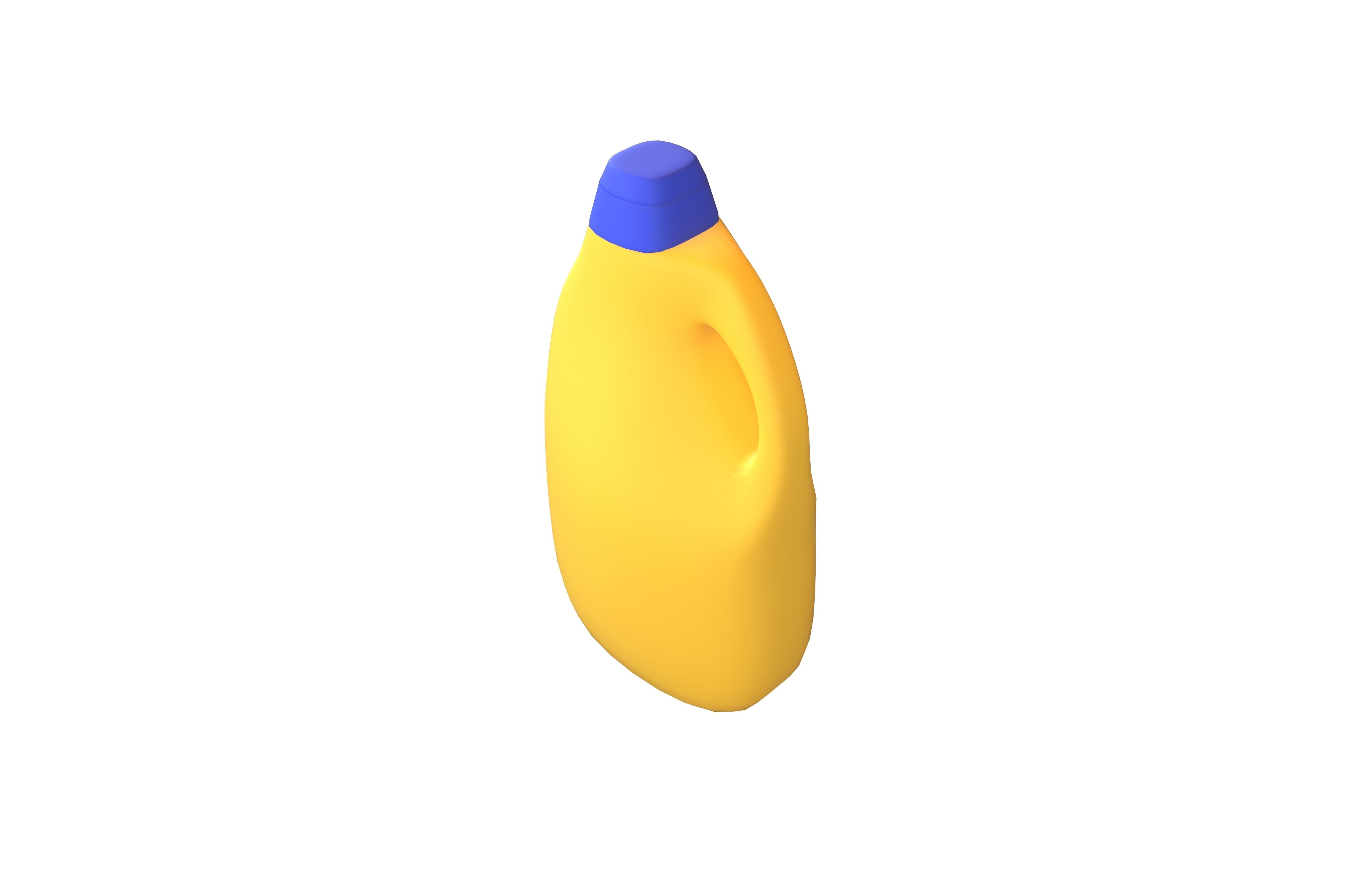 Detergent Bottle V1 004 Low-poly 3D model_2