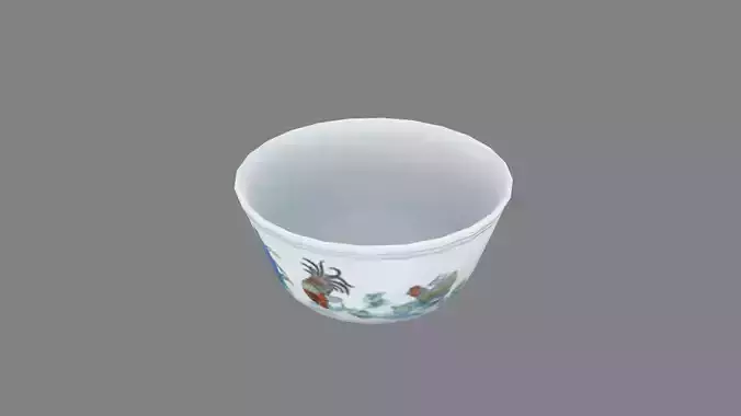 Cartoon porcelain bowl