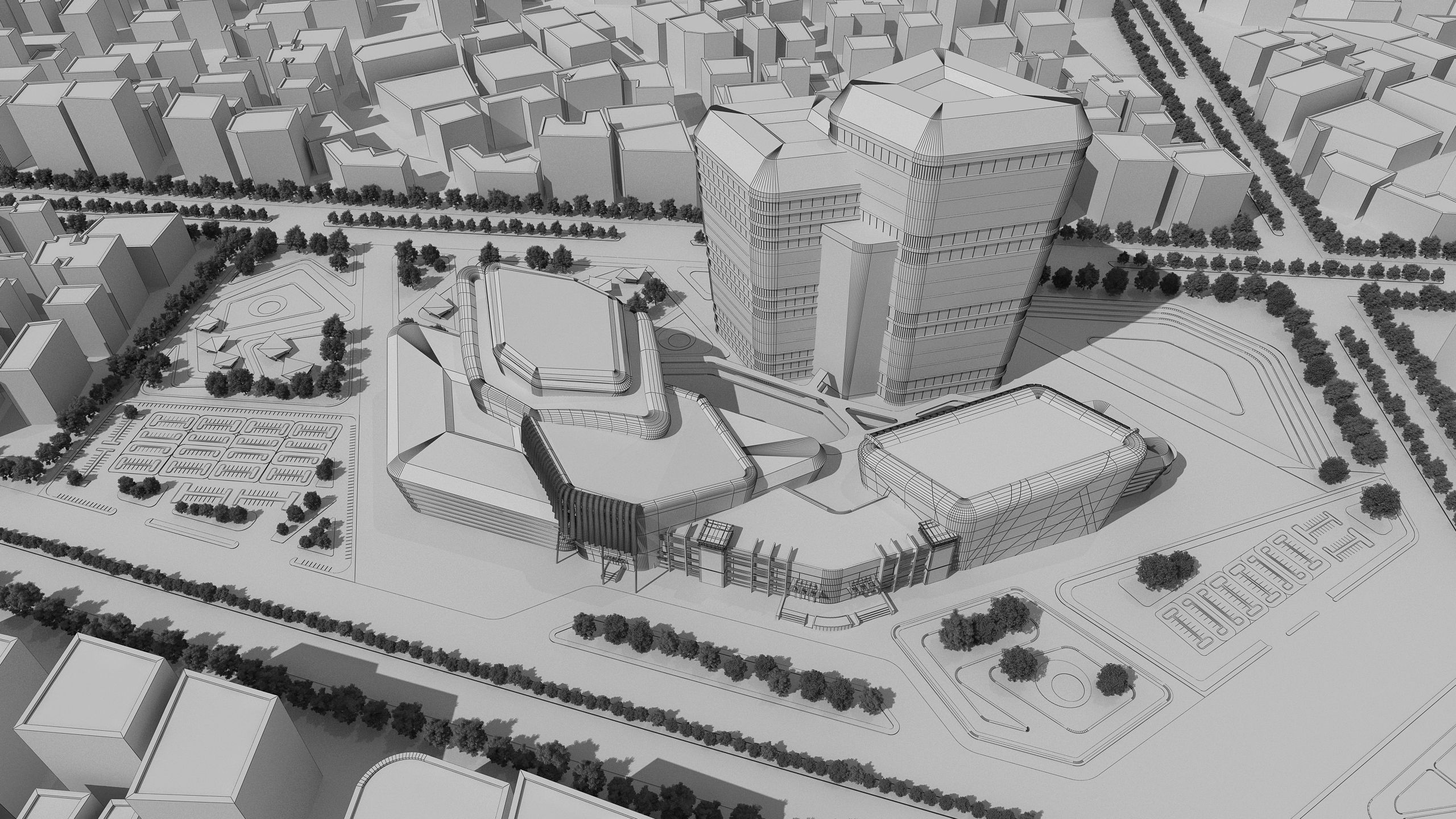 0158 - Architecture Complex Project 3D model_25