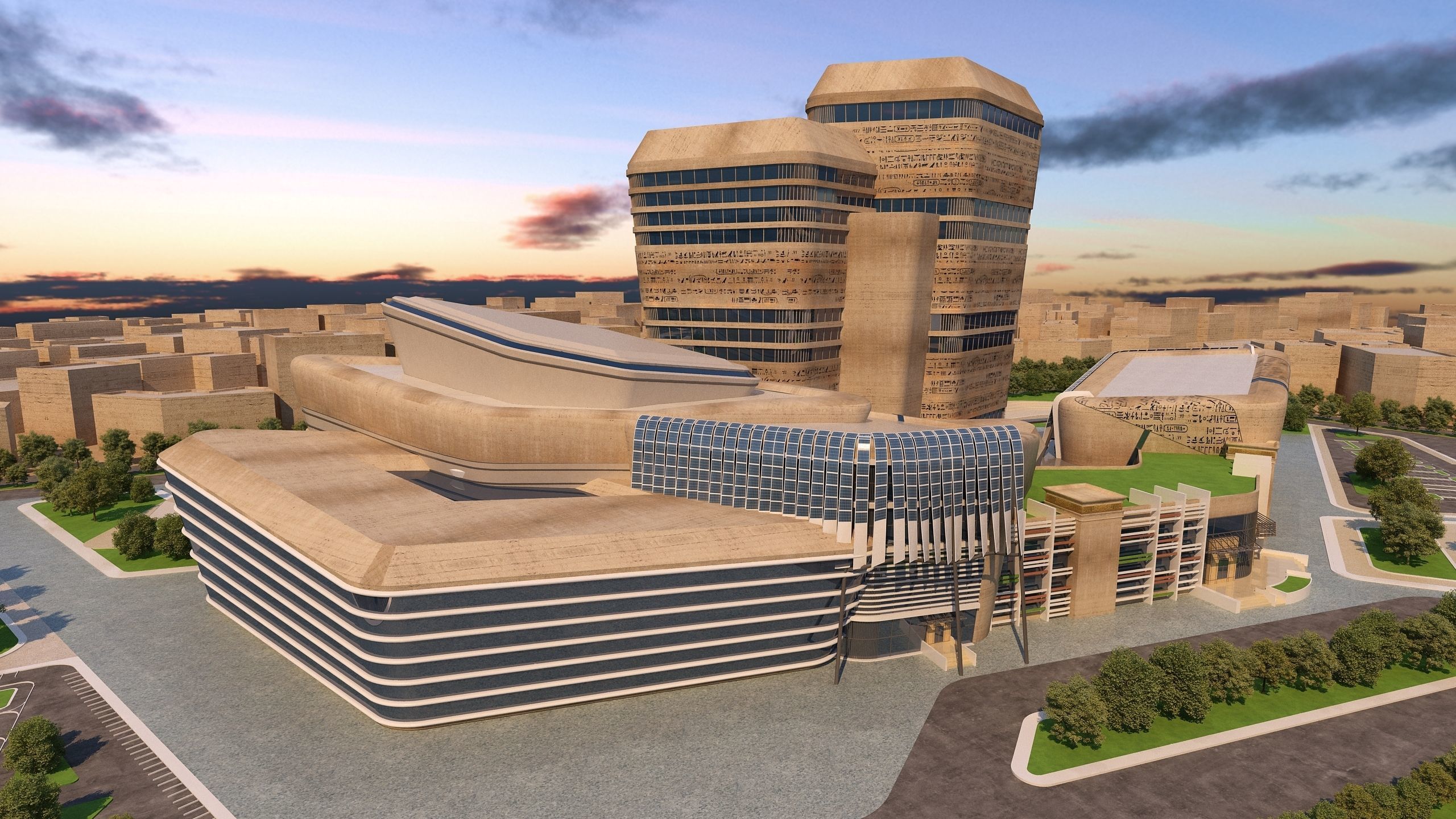 0158 - Architecture Complex Project 3D model_7