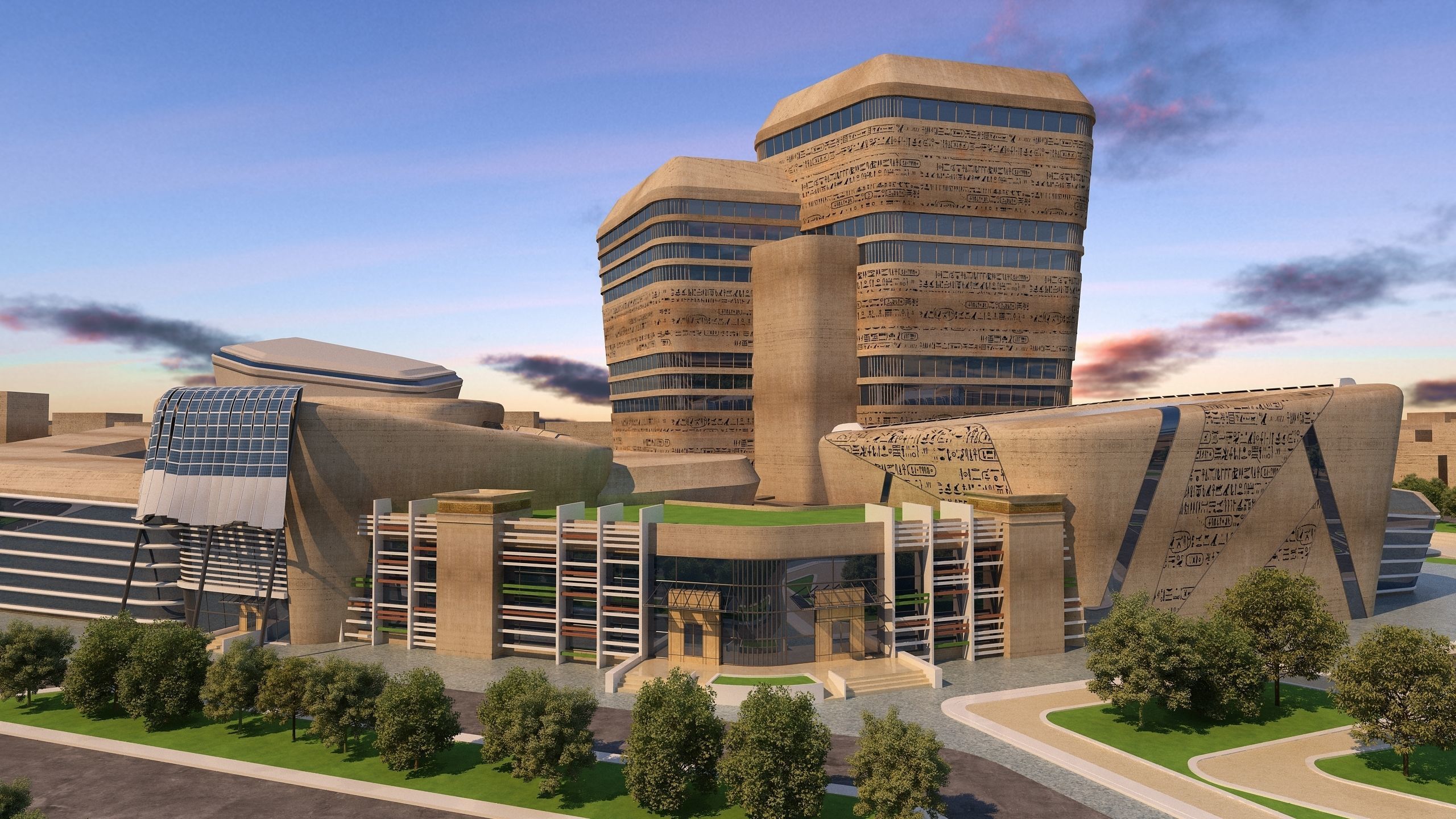 0158 - Architecture Complex Project 3D model | CGTrader