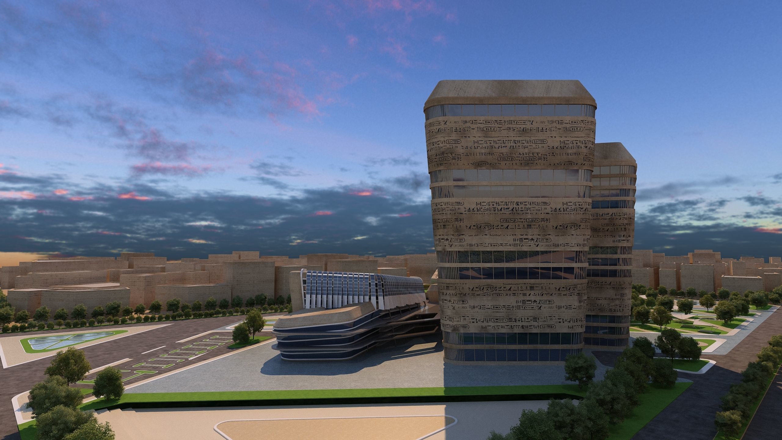 0158 - Architecture Complex Project 3D model_6