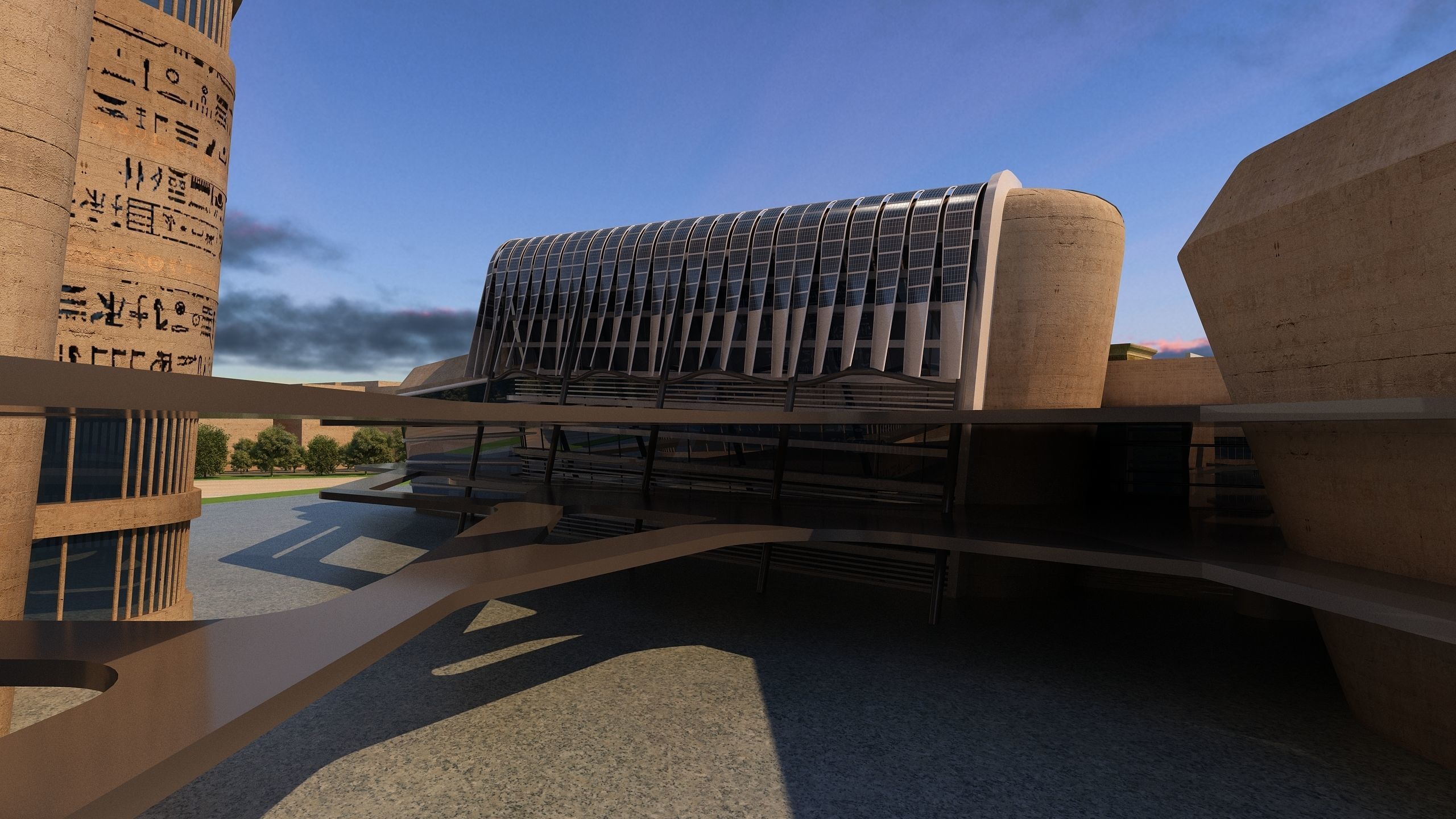 0158 - Architecture Complex Project 3D model_8