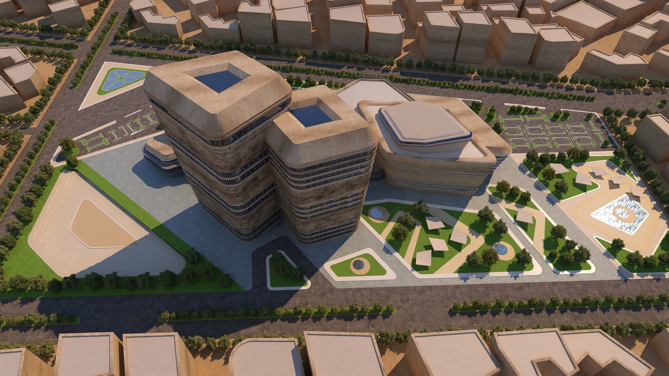0158 - Architecture Complex Project 3D model_11