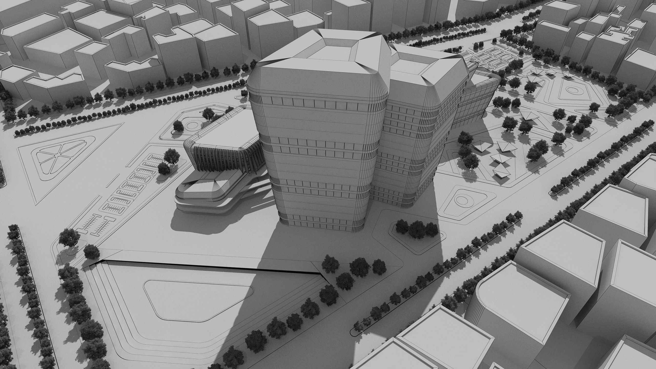 0158 - Architecture Complex Project 3D model_15