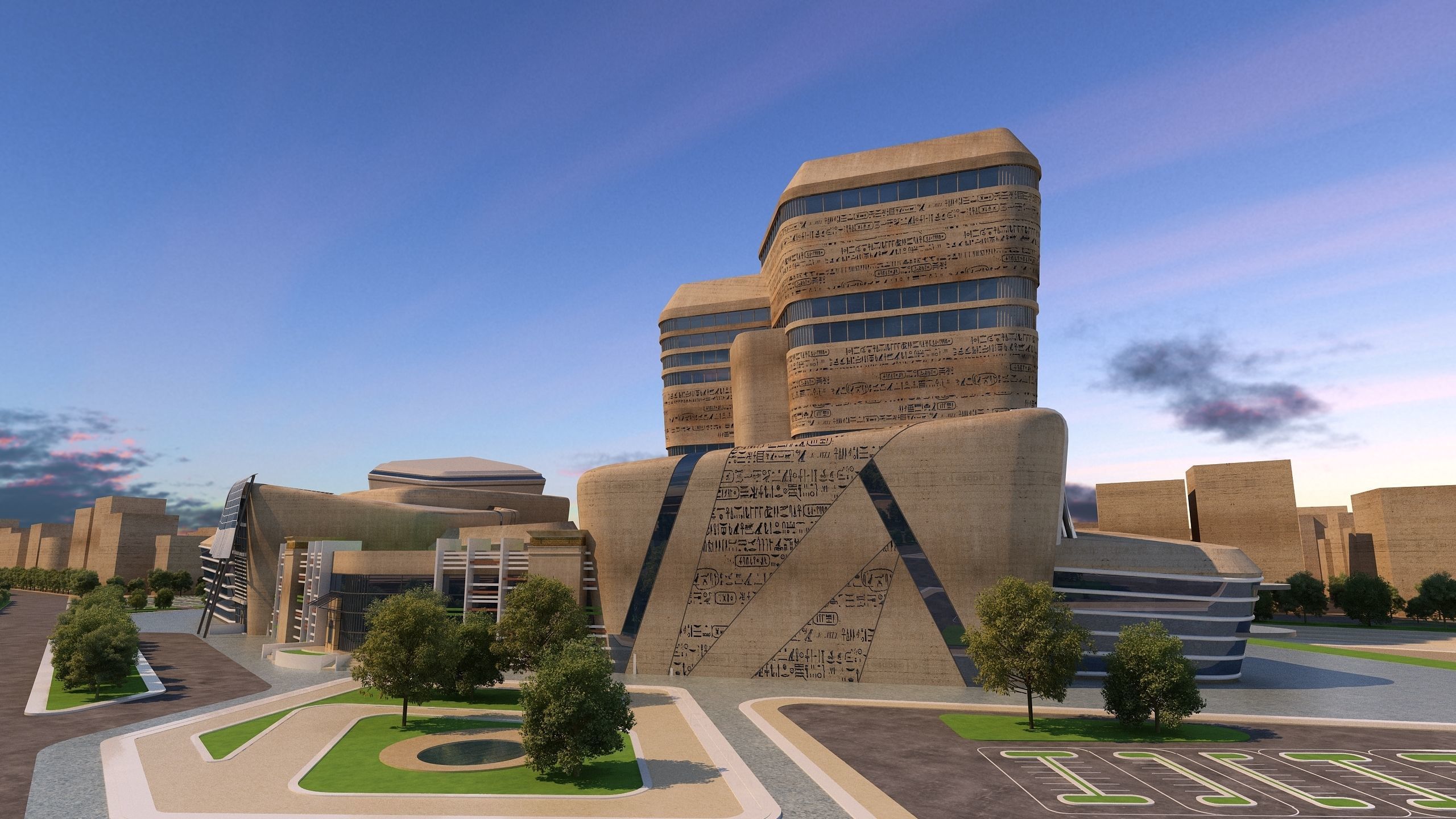 0158 - Architecture Complex Project 3D model_9