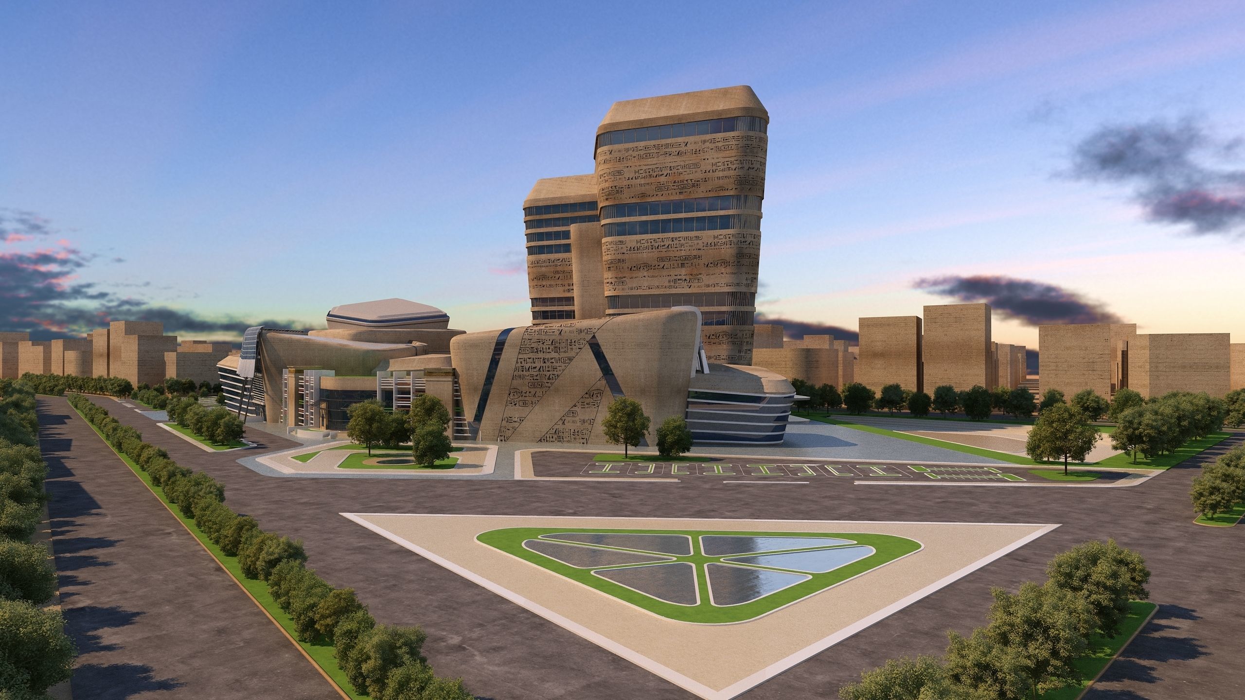 0158 - Architecture Complex Project 3D model_3