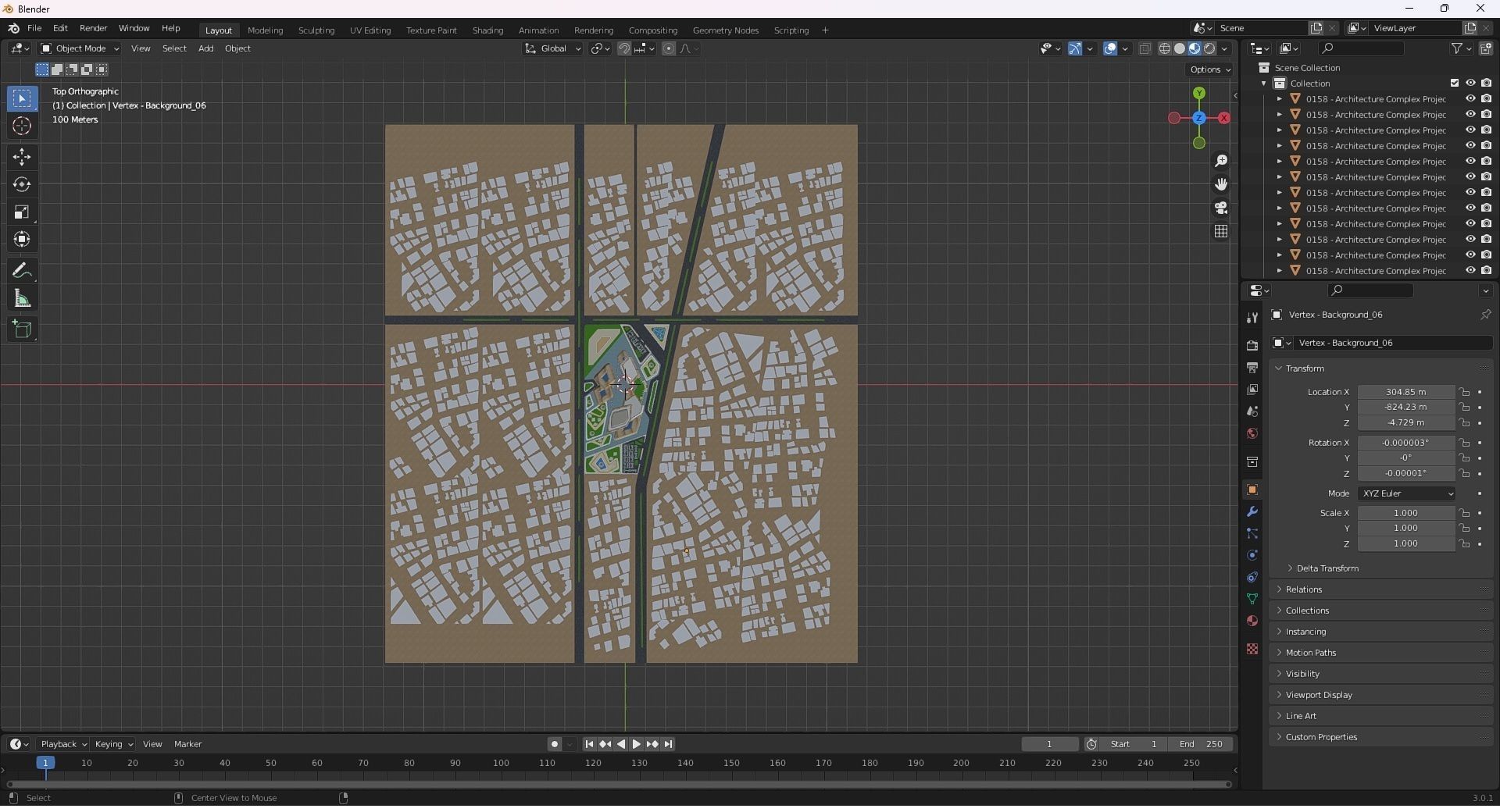 0158 - Architecture Complex Project 3D model_30