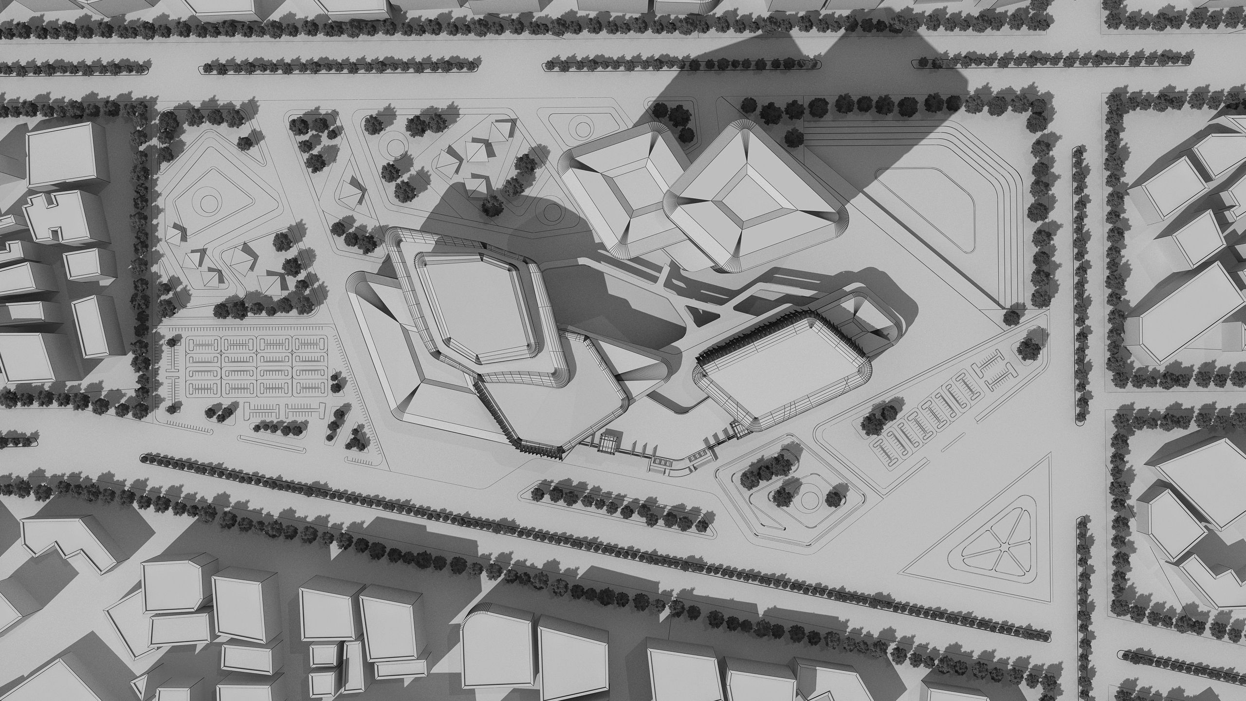 0158 - Architecture Complex Project 3D model_23