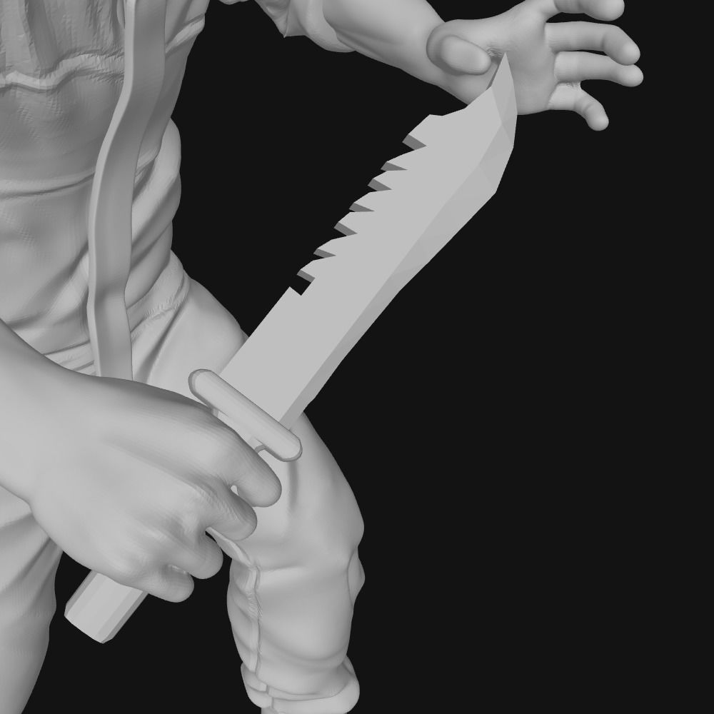 HORACE PINKER- HALLOWEEN- ANTAGONIST- SHOCKER- MITCH PILEGGI 3D print model_3