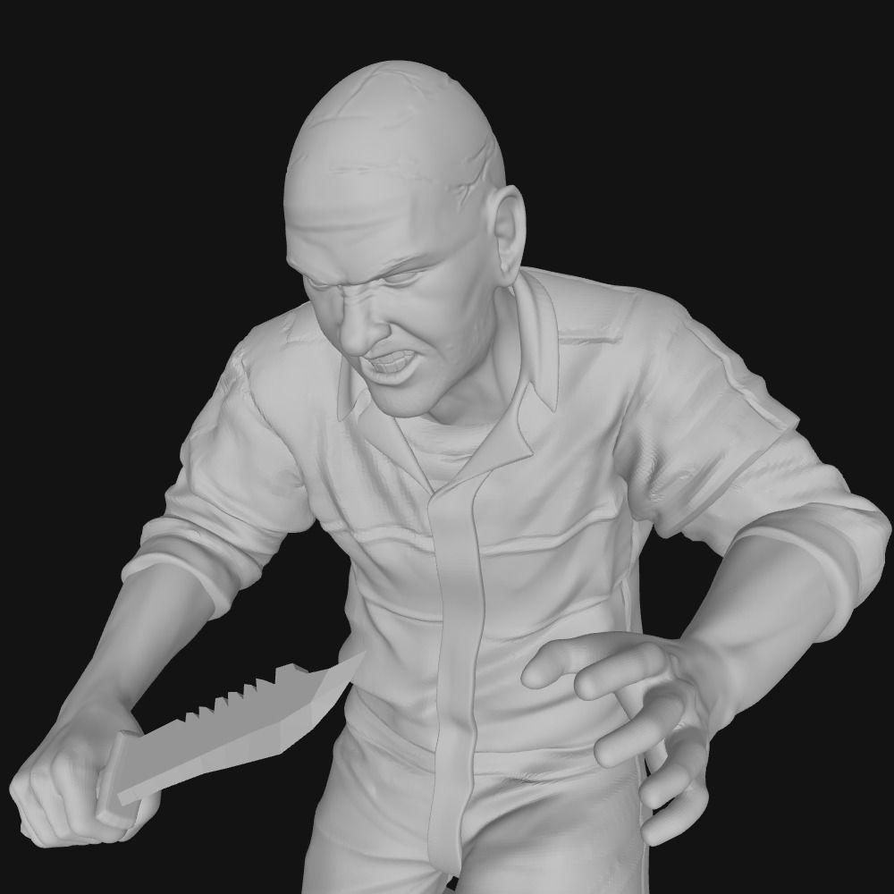 HORACE PINKER- HALLOWEEN- ANTAGONIST- SHOCKER- MITCH PILEGGI 3D print model_2
