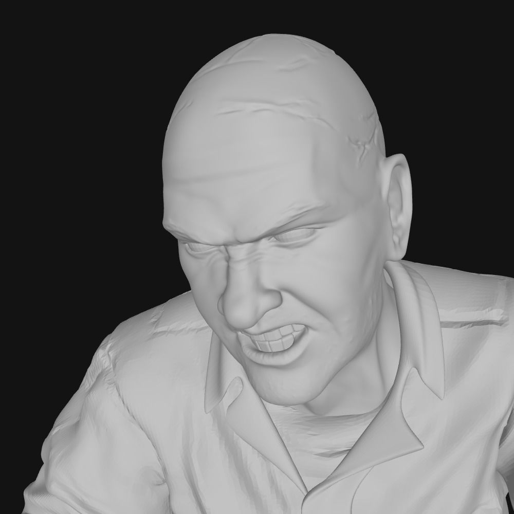 HORACE PINKER- HALLOWEEN- ANTAGONIST- SHOCKER- MITCH PILEGGI 3D print model_4